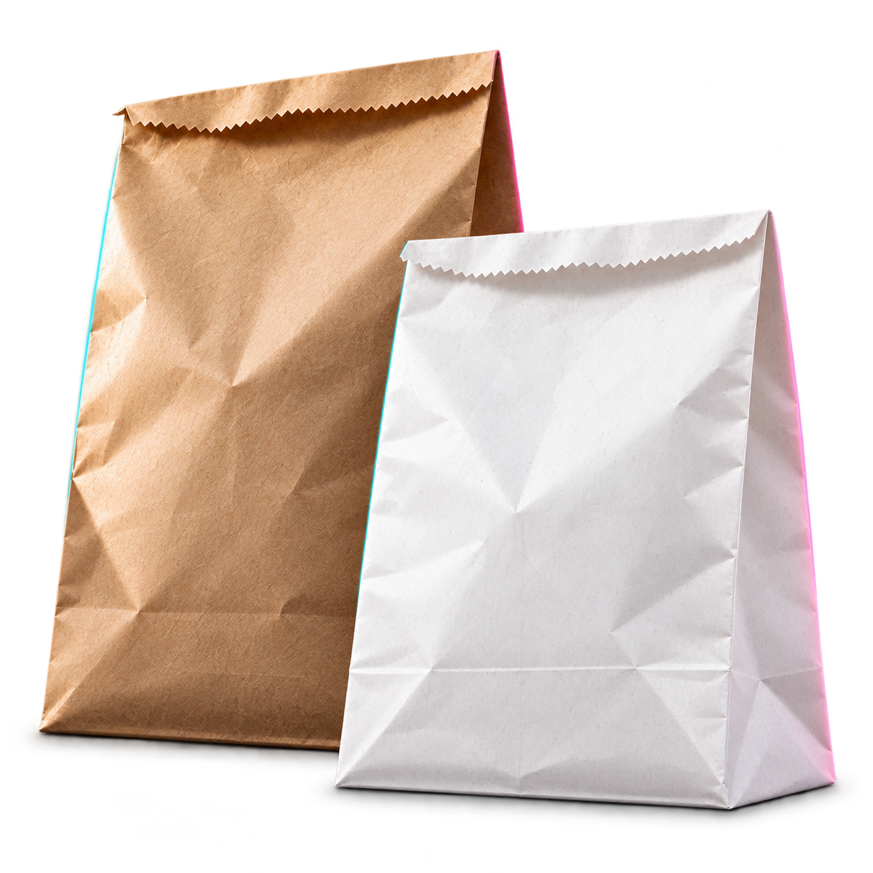 Cambucho kraft y cambucho blanco, completos y sin asas