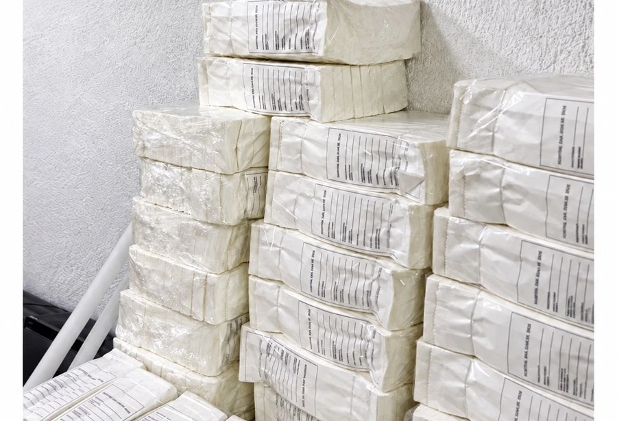 Lotes de cambuchos empaquetados en la operación de La Cambuchería